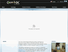 Tablet Screenshot of cam-trax.com